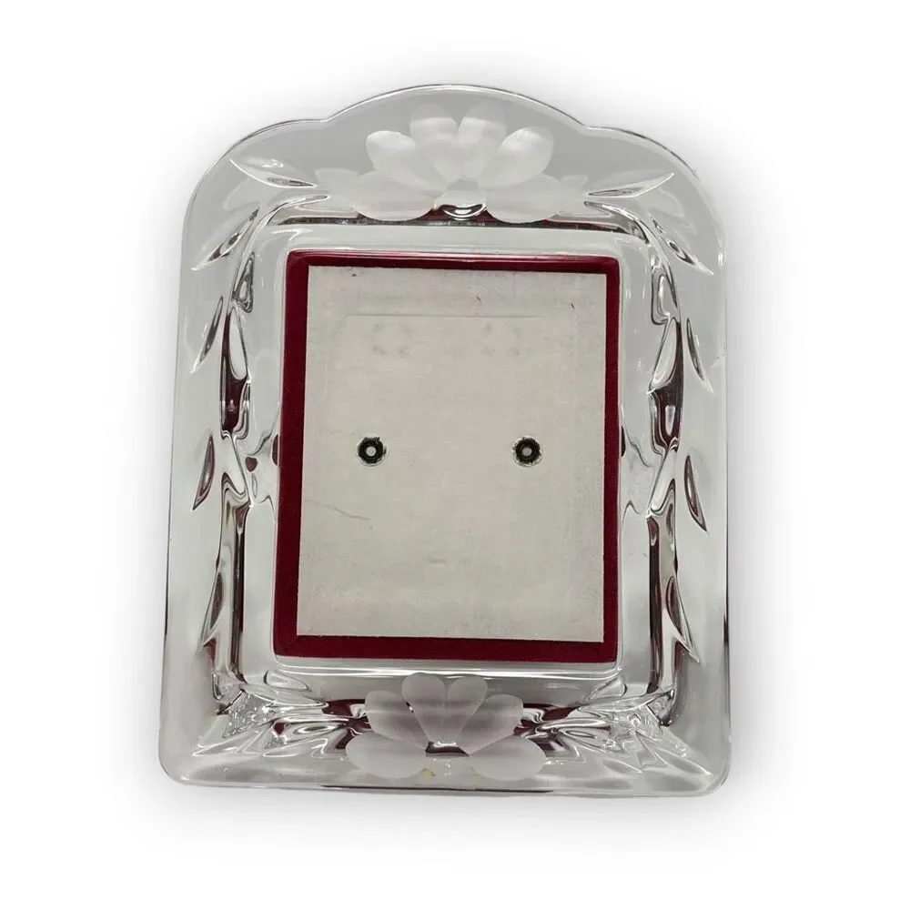 Princess House Crystal #824 Romance Lead Crystal Small Standing Picture Frame